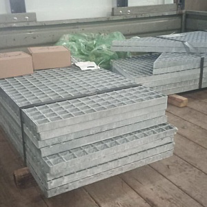 Решетчатый настил 480х936 34.3х38.1 30х3 Ст3 Zn