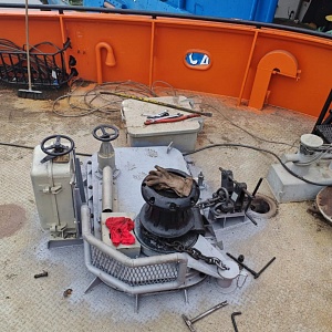 Шпиль якорный ЯШ-1 установлен на судно Ленинград